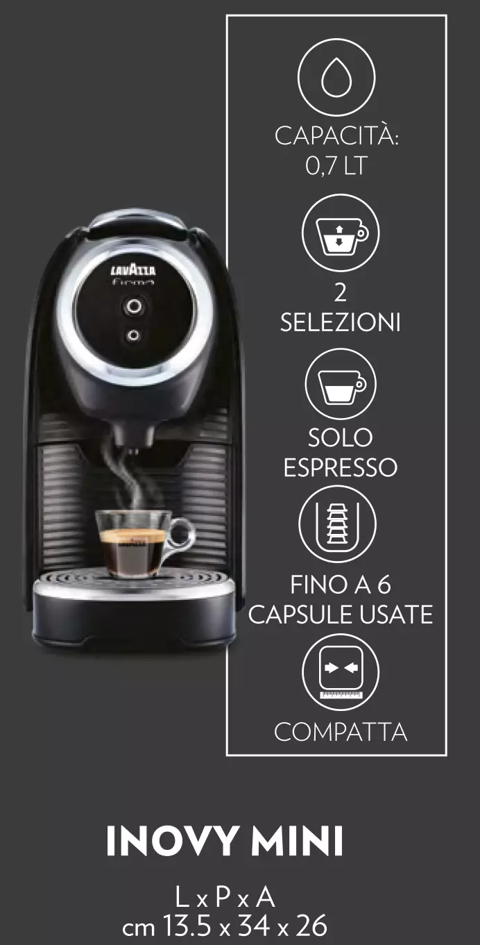 macchina caffè per comodato d'uso privati